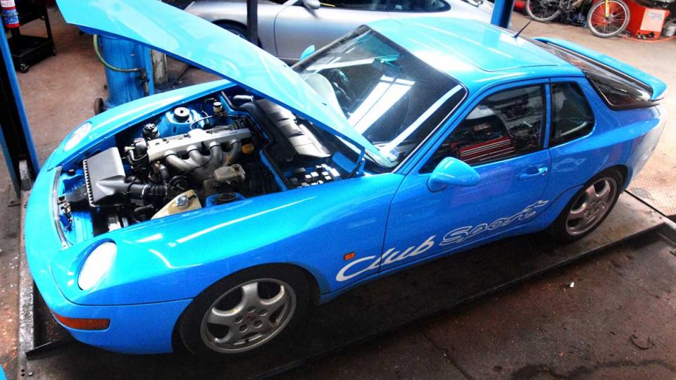 Porsche 968 service and MOT repair at Braunton Engineering Devon