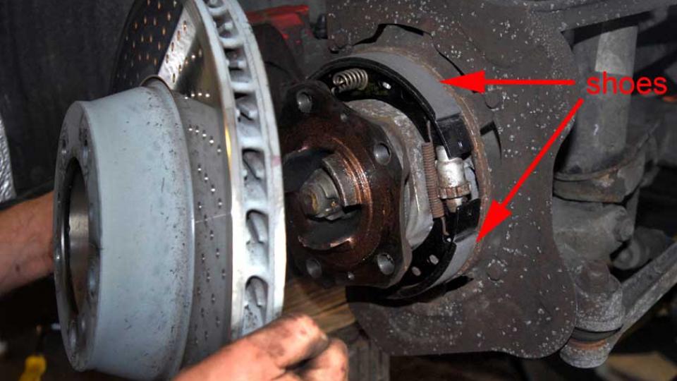 part of the service includes replacement of brake discs and pads