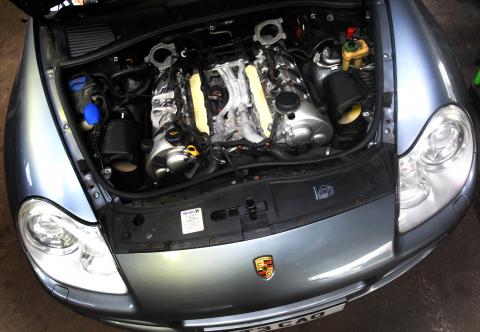 V8 Cayenne receives alloy cooling pipes to fix water leak
