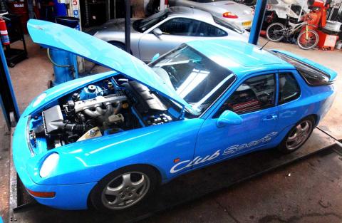 Servicing and repair of the Porsche 968 with MOT test in Braunton