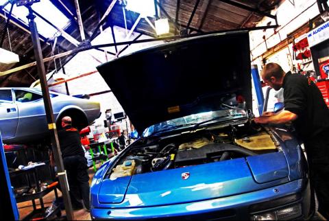 routine maintenance of the Porsche 944 each year