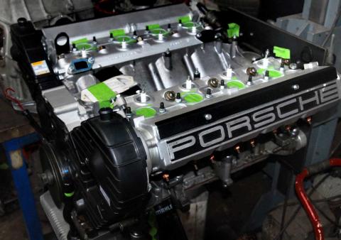 Rebuilding a Porsche 928 engine for refitting to the car